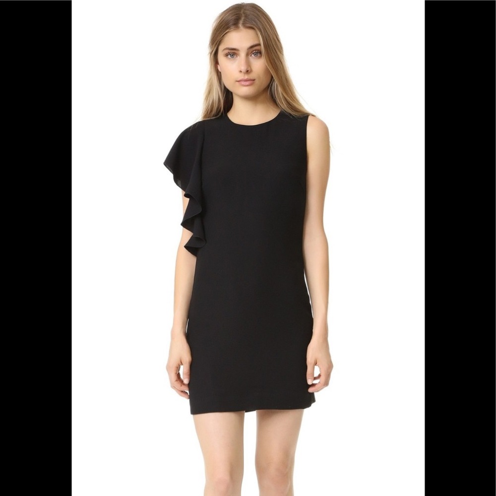 Elizabeth and James Black Ruffle Dress Size 2
